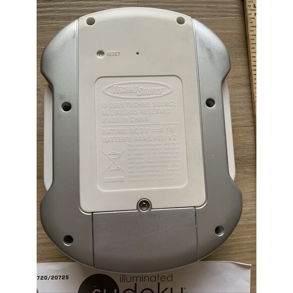 Sudoku Mega Screen Illuminated Game,  Stylus & Instructions Handheld Electronic - Picture 8 of 9